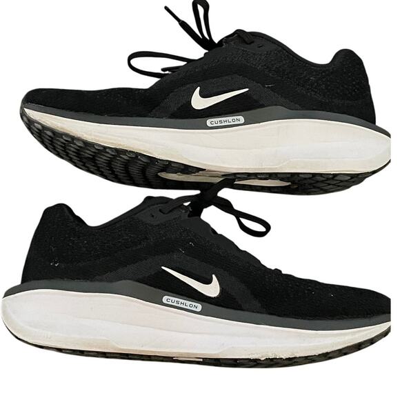 Nike Men's Winflo 11 Running Shoes Black White Size 8 - Picture 1 of 9